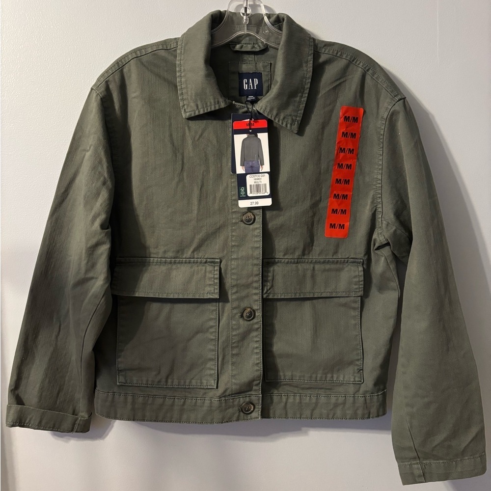 392C GAP army Green Casual Jacket